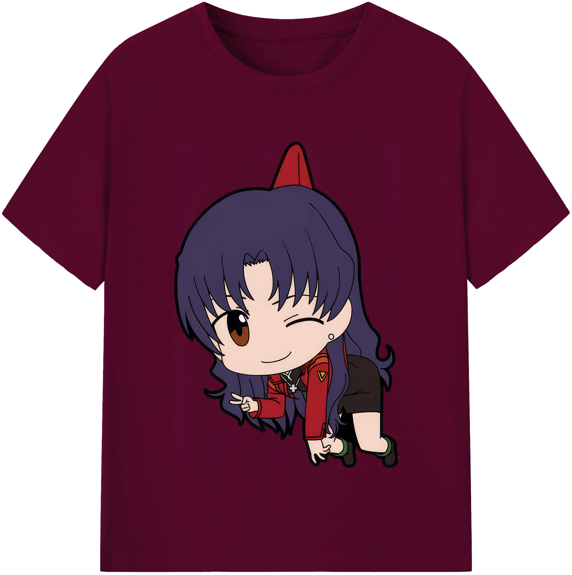 （画像用） EVA 新世紀エヴァンゲリオン レディースカジュアルプリントTシャツ（綿100％）